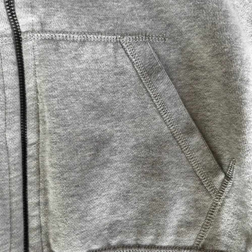Polo Ralph Lauren Full-Zip Hoodie L NWOT Gray Double-Knit Fleece Casual Lounge